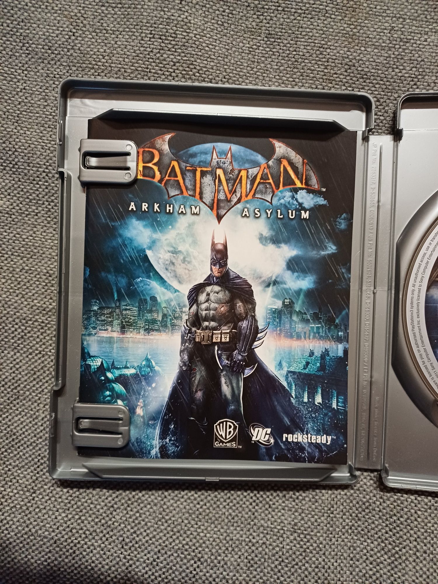 Batman Arkham Asylum PS3 dystrybucja europejska, język angielski
