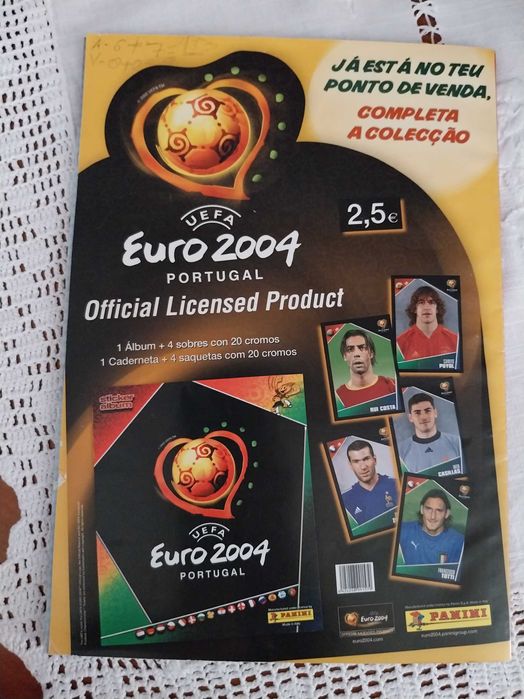 Revista UEFA, Euro 2004, calendário, equipas, jogadores