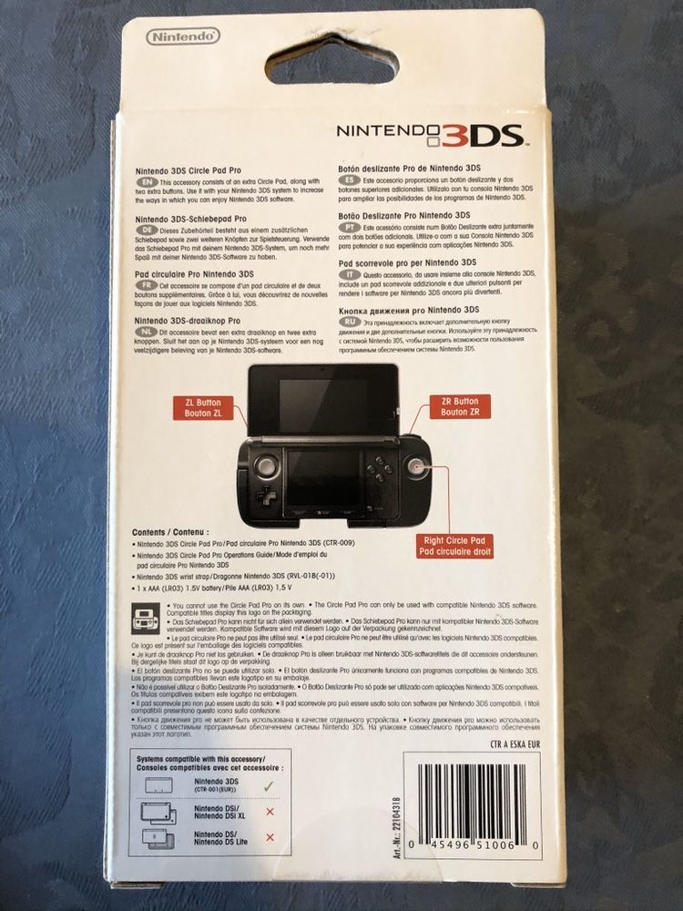 Circle Pad Pro para Nintendo 3DS - Nunca Usado!