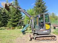Wynajem Minikoparki Volvo ECR25D