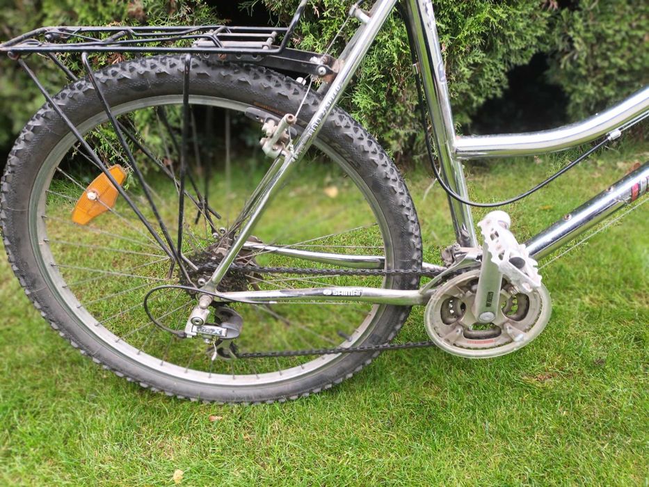 Rower damski  koła 26" Skybike chrom super stan sprawny