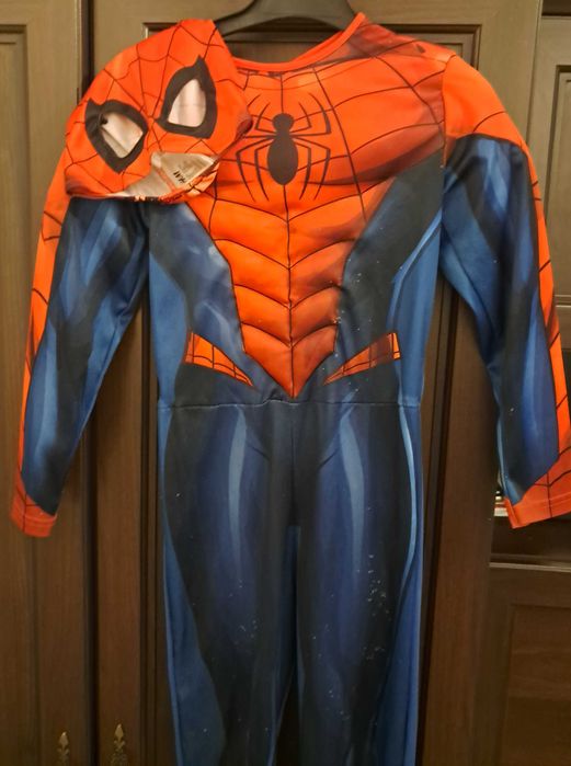 Kostium, przebranie, strój spiderman 122/128 H&M