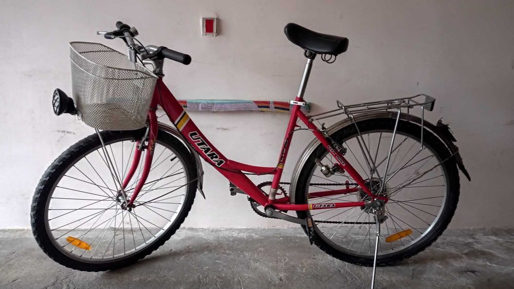 Rower damski z koszykiem