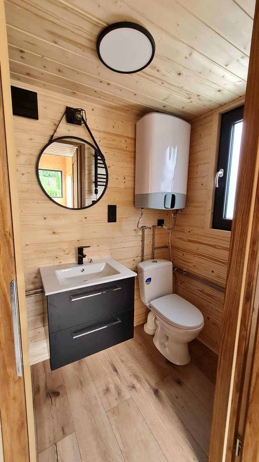 Domek mobilny Tiny House nowoczesny dom na kołach 6mx2,55m