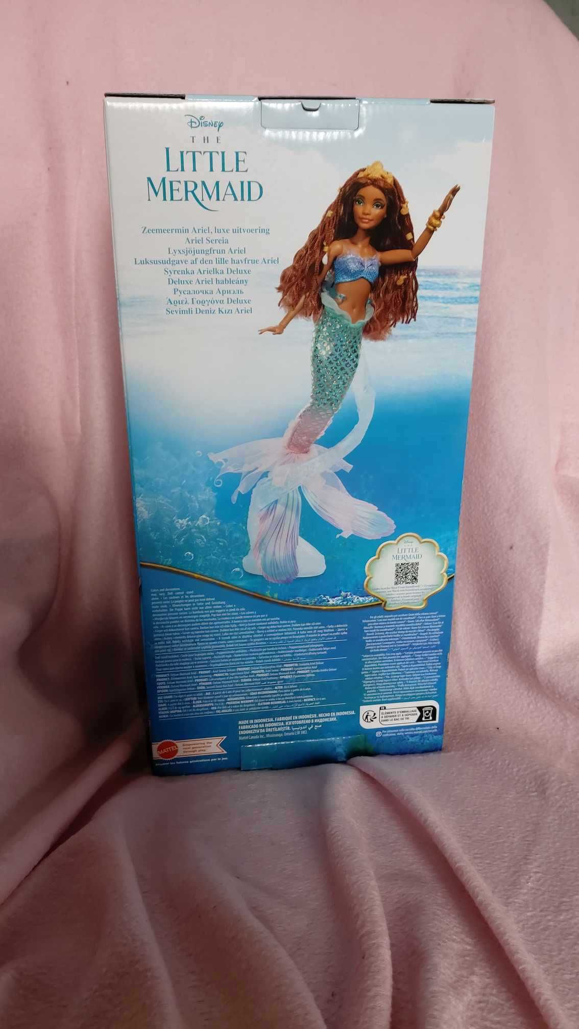 Nowa Lalka Mała Syrenka Arielka Disney Deluxe Mattel kolekcjonerska