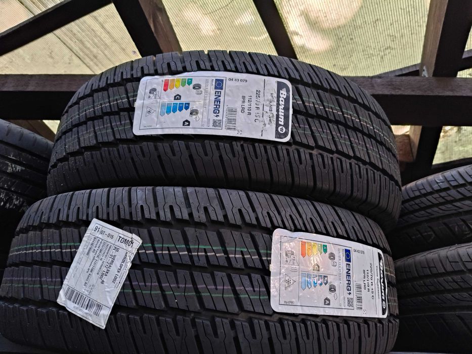 Para opon całorocznych BARUM 225/70R15C  wulkanizacjaSzczecinPomorzany