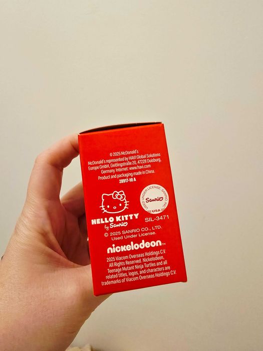 Happy meal Turtles Hello Kitty Sanrio TNMT Wojownicze żolwie MacDonald