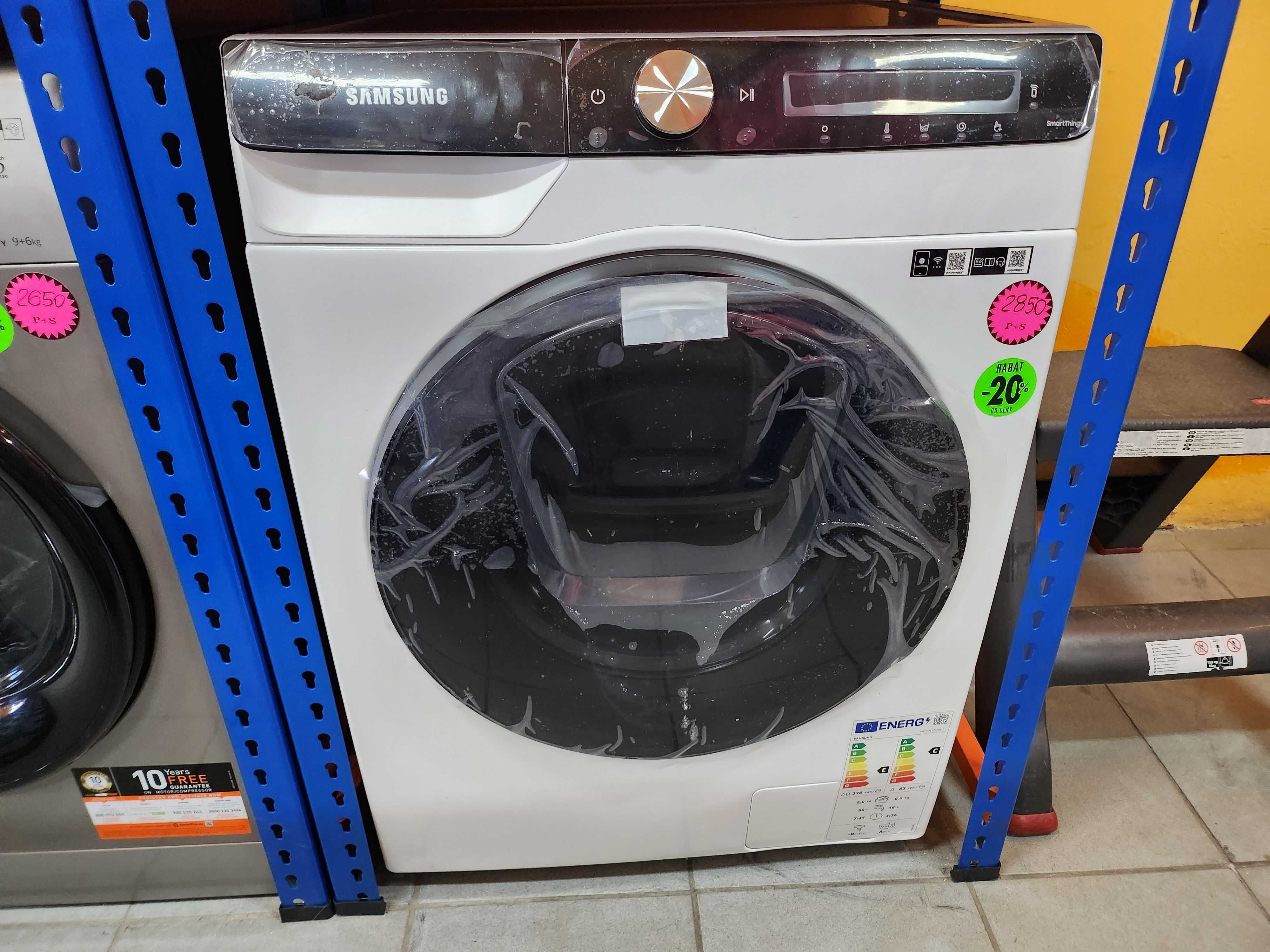 Pralko-suszarka Samsung WD80T554DBE AddWash AI Control