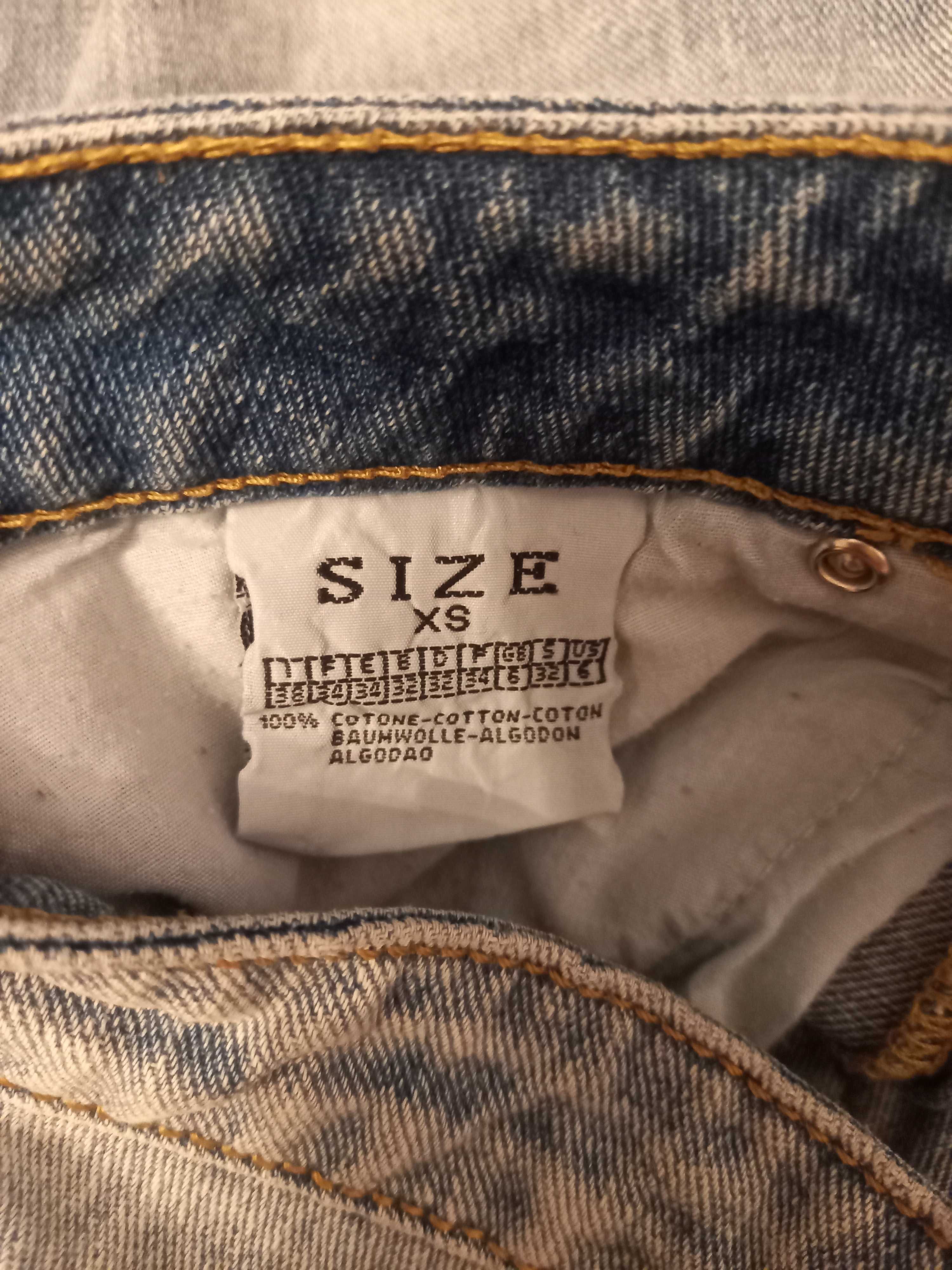 Spodnie jeansowe damskie xs