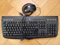 Mysz i klawiatura Logitech USB