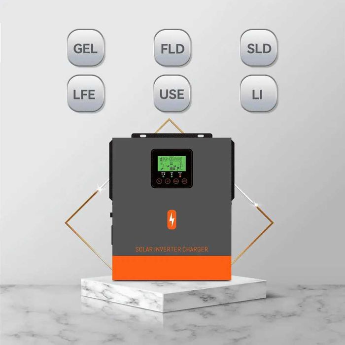 Гибридний Інвертор сонячний PowMR 1000W (12V) POW-HVM 20-150V, LiFePO4