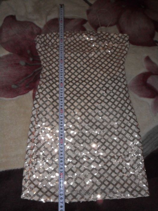 Шикарна блискуча сукня 42 р, платье пайетки