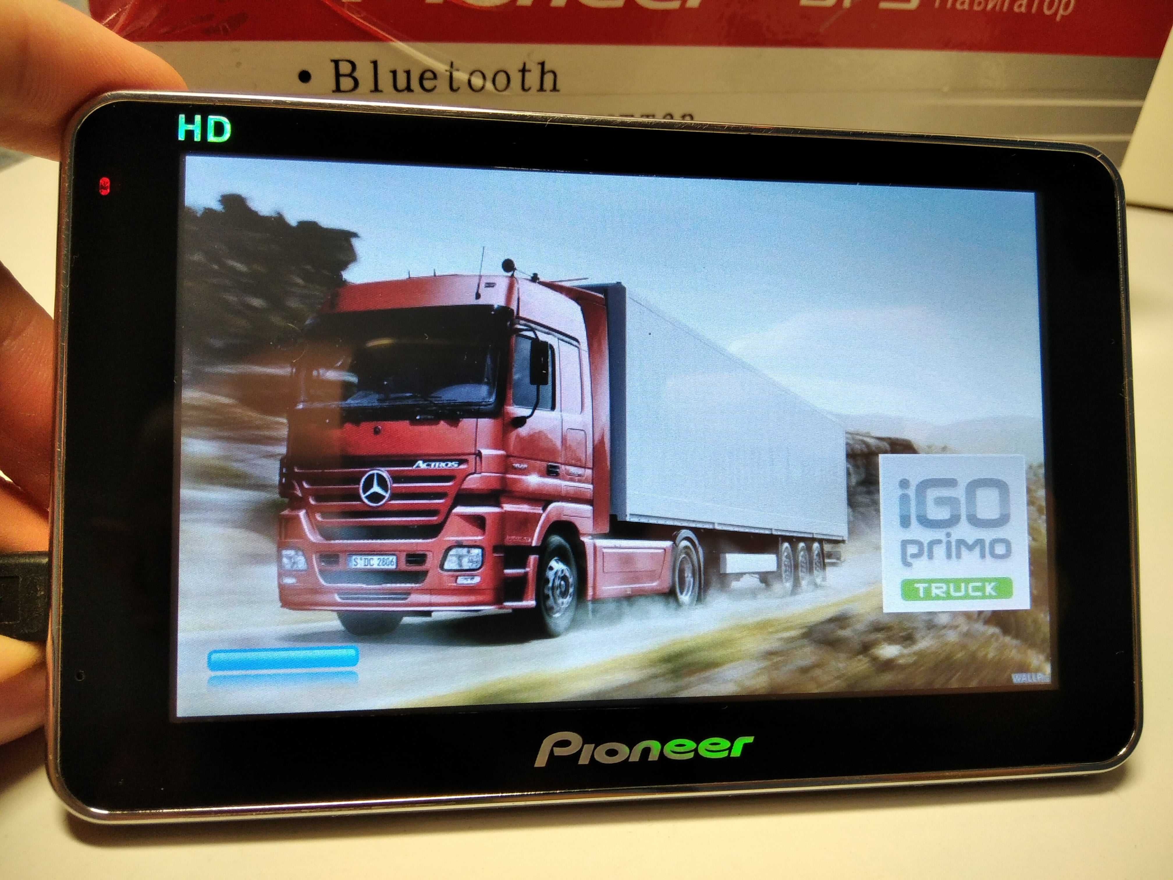 TIR вантажний GPS навігатор Pioneer Свіжі карти 2024!