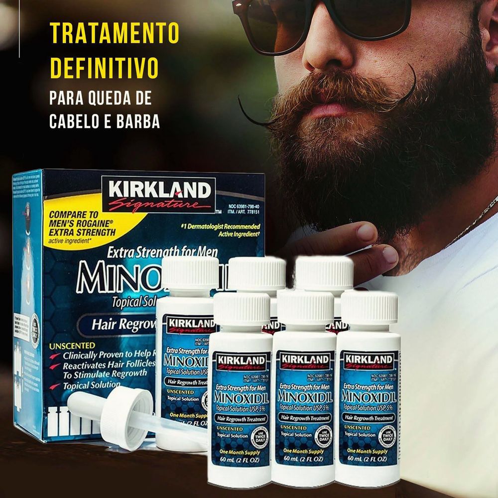 Minoxidil Original kirkland e foligain  ! Estados Unidos