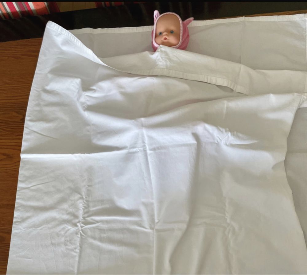 Conjunto de 2 lençóis saco para dormir para cama de grades