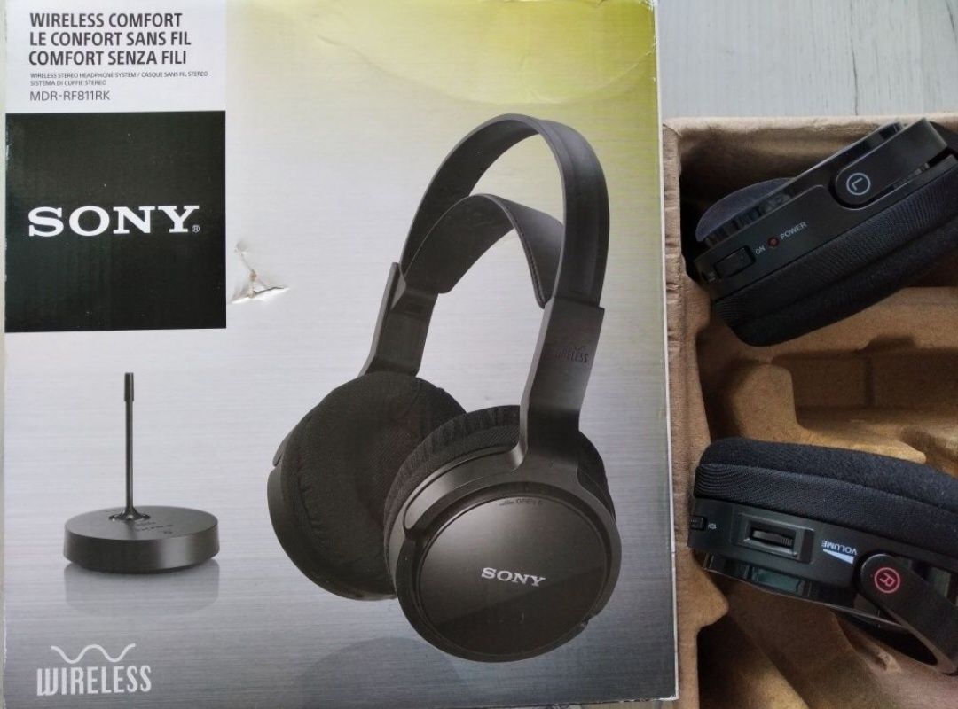 Słuchawki nauszne bezprzewodowe Sony MDR-RF811RK