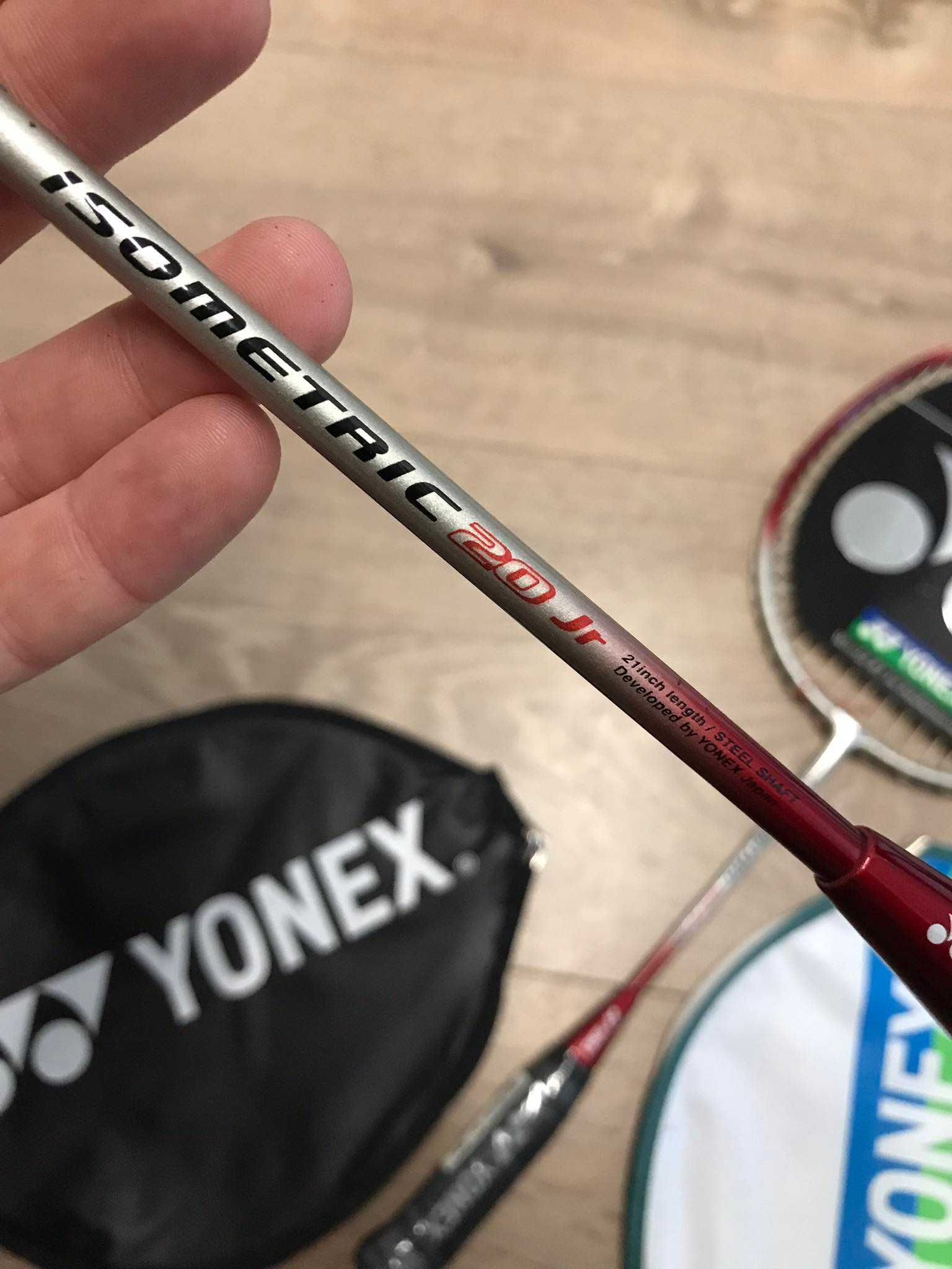 Dwie Rakietki YONEX Isometric 20 jr nowe badminton