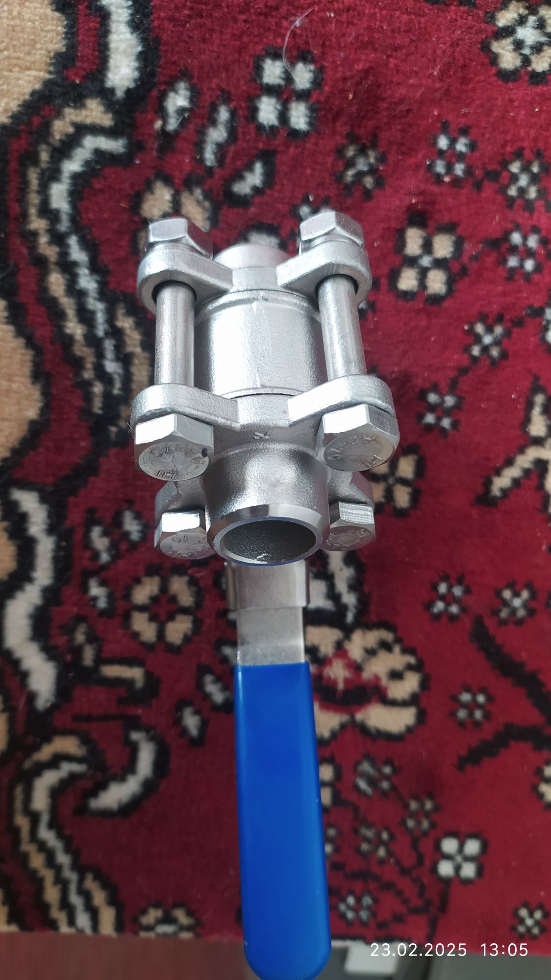 Кран шаровый DN15  нержавейка 304 ;  1/2"( приварной )