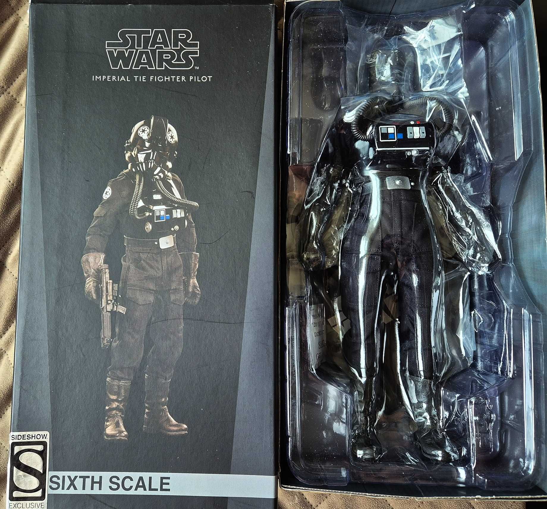 SIDESHOW Star Wars New Hope TIE FIGHTER PILOT Exclusive 1/6