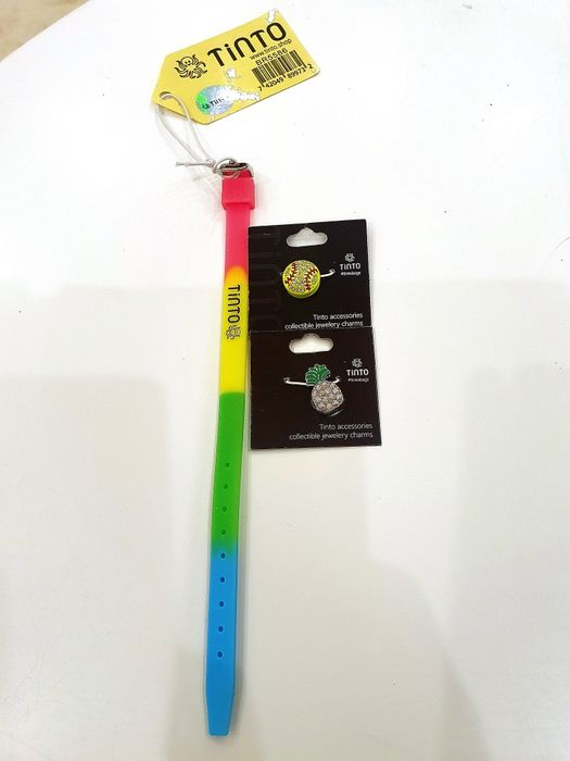 Браслет Тинто с шармами,яркие,сумочка Хеллоу Китти силиконовая+подарок