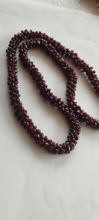 Гранатовый бусы 64 см