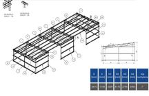 7x20 [140m2] konstrukcja stalowa ocynkowana wiata garaż NA ZGŁOSZENIE!