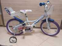 Bicicleta Disney Frozen menina - roda 16" para criança 4-7 anos