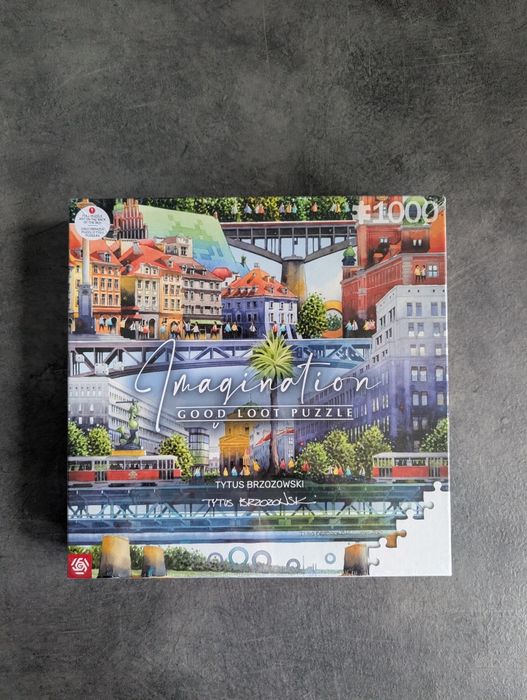 NOWE puzzle 1000 Good Loot Imagination Warsaw Bridges Tytus Brzozowski
