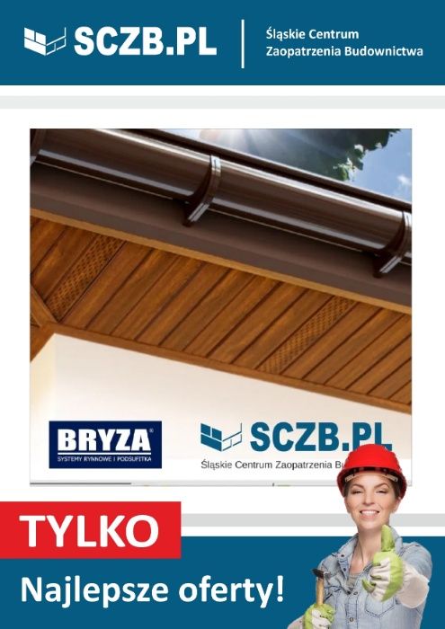 Podsufitka podbitka dachowa PCV Deska sufitowa pvc BRYZA panele panel