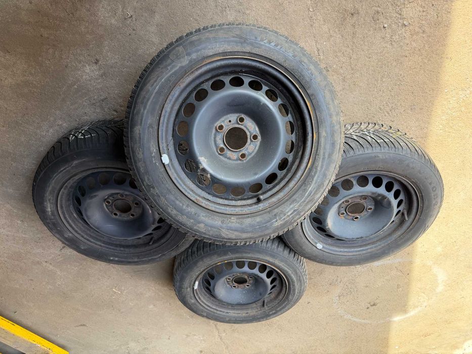 Koła Opony felgi 205/60 R16 96H 5x112 ET39 Stalowe Audi VW SKODA 66.5