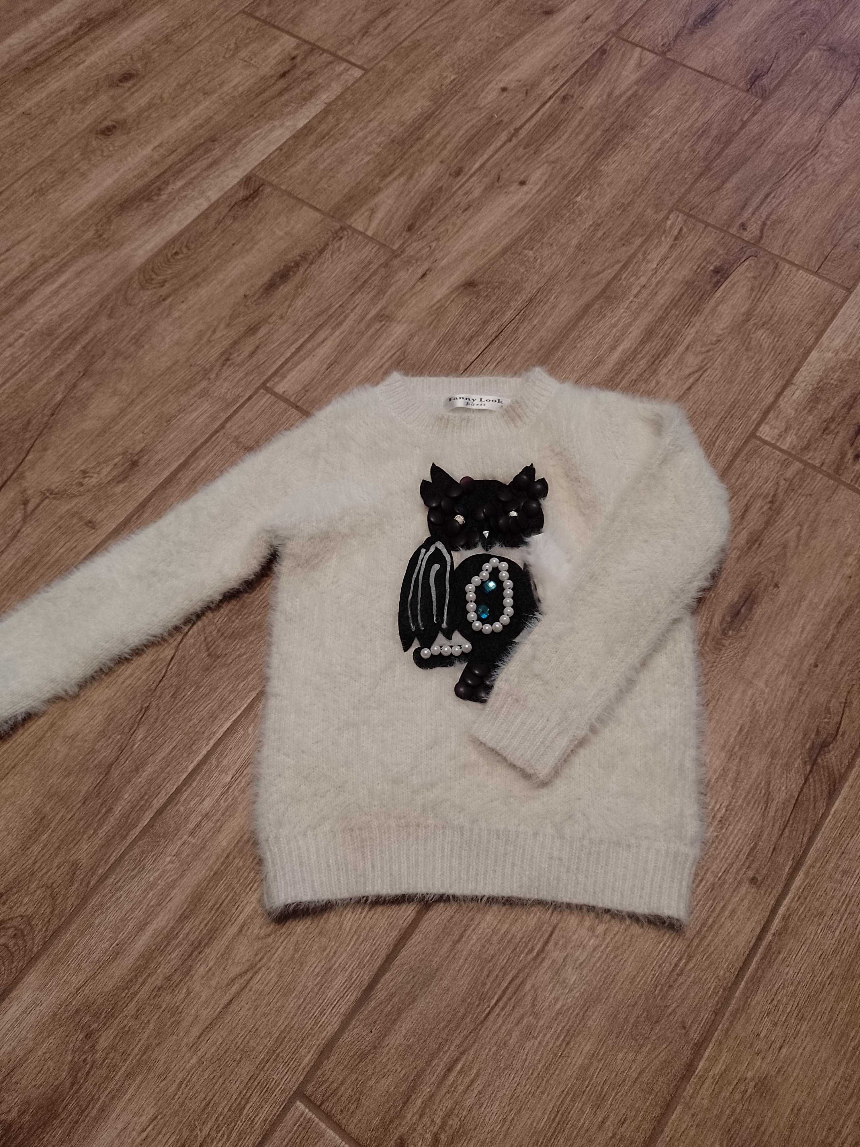 Sweter sweterek z sową
