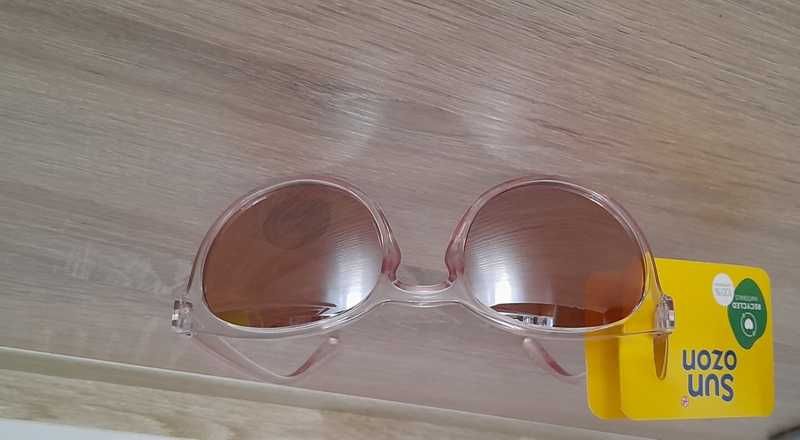 Okulary lustrzanki różowe