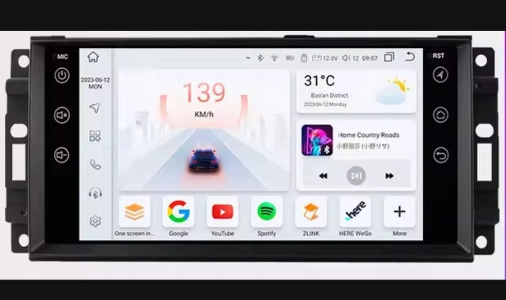 Radio nawigacja Jeep Dodge Chrysler Grand Cherokee Caliber ANDROID