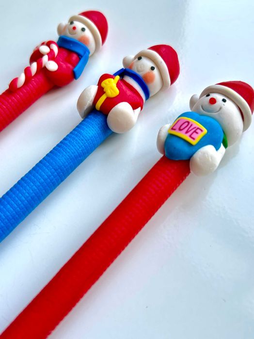 Canetas Boneco de Neve