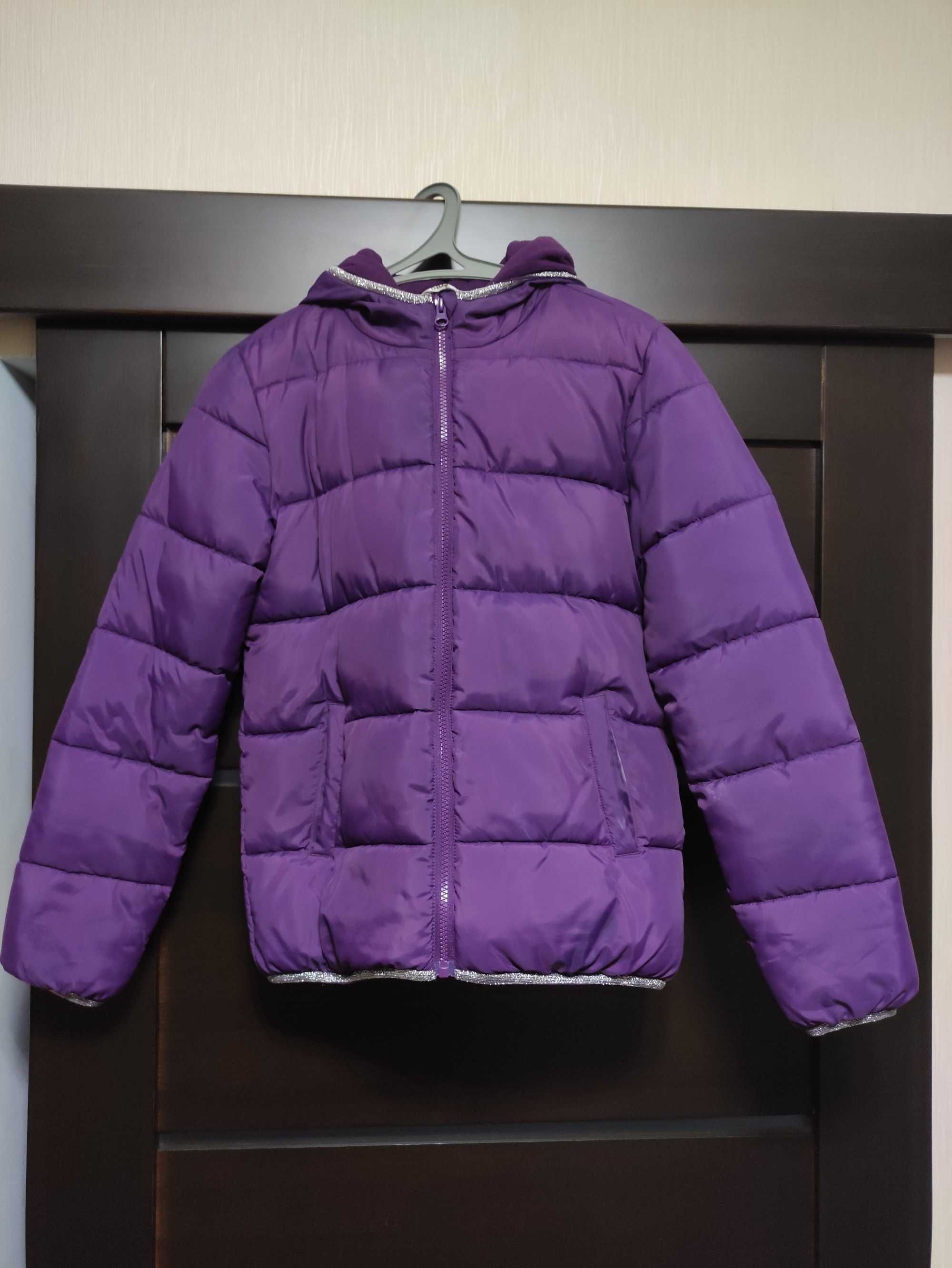 Куртка для девочки утепленная (на 11-12 лет)