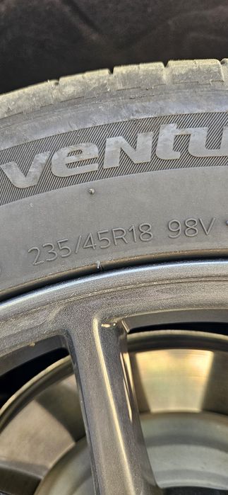 235/45 R18 98v Hankook Ventus S1 AS. Залишок 5 мм. Комплект 10000грн