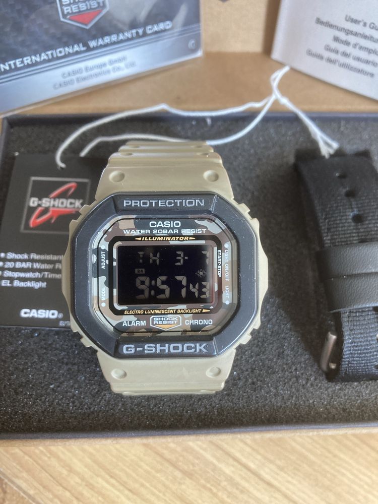 G Shock DW 5610SUS camo military