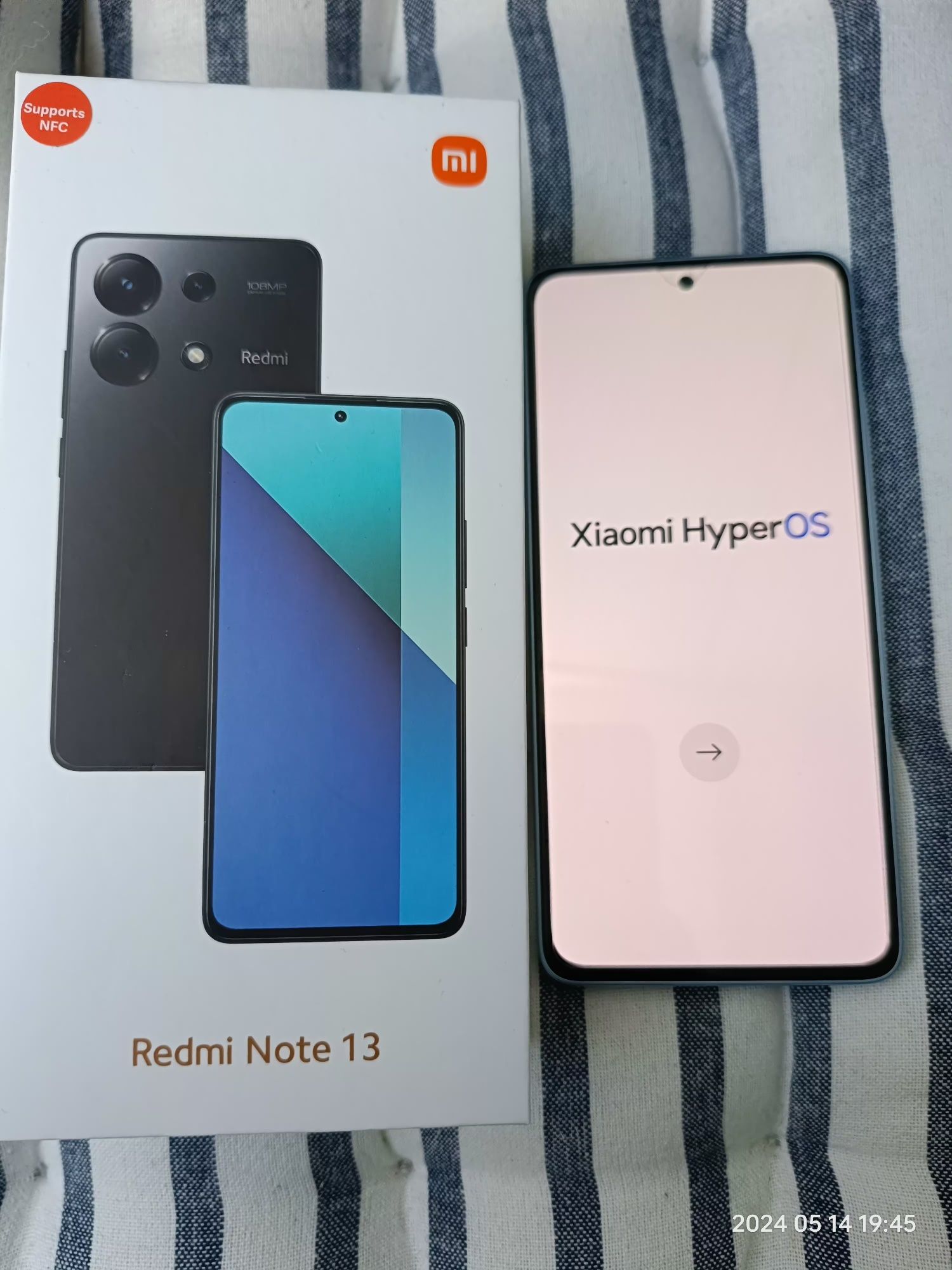 Redmi Note 13 Ice Blue 8/256 GB na gwarancji