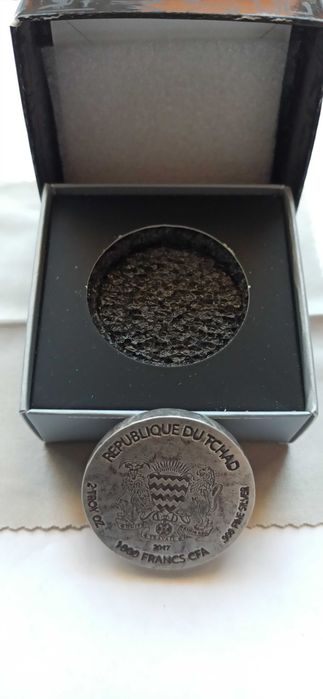 Prata Fina 999% Chade 1000 Francs 2017 Ramses  II  After life - 2 Oz