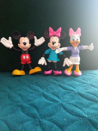 Kolekcjonerskie figurki myszki Miki, Minnie i Daisy