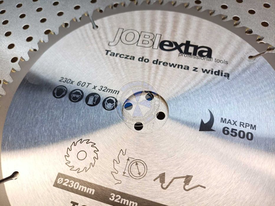 Tarcza z widią do drewna 230mm 60T tarcza do drewna 230mm 60 zębów