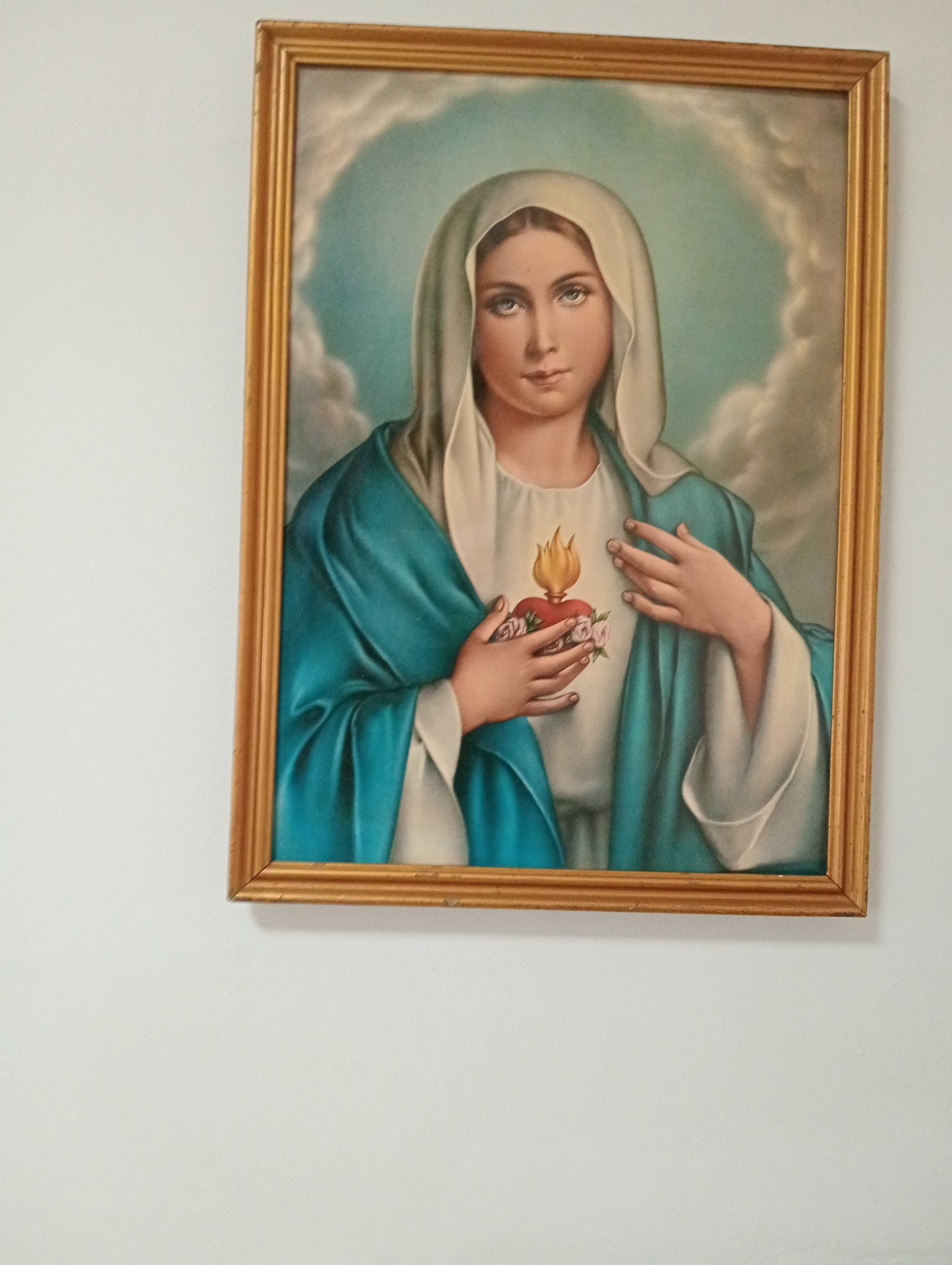 Quadro impecavel do coração imaculado de Maria
