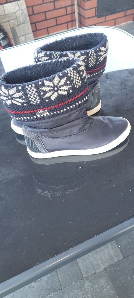 Śniegowce jak nowe Lacoste 38