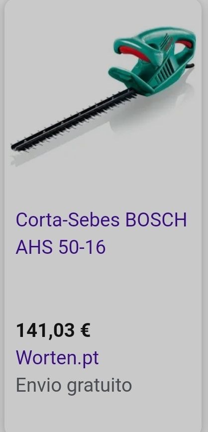 Corta Sebes Bosch eletrico