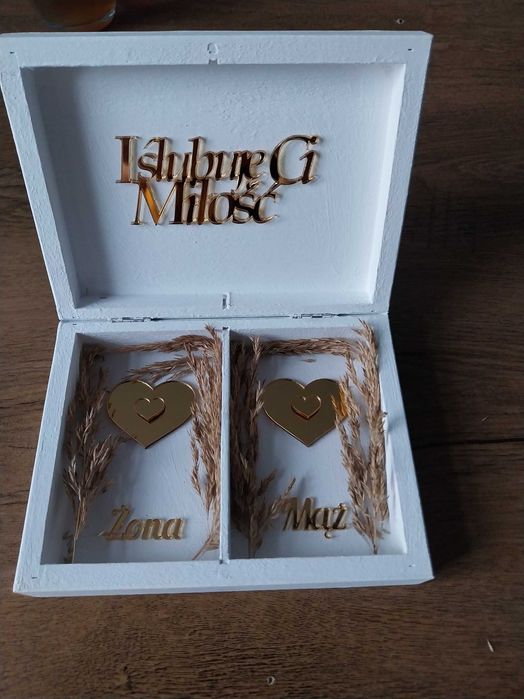 Pudelko na obraczki szybka wysyłka