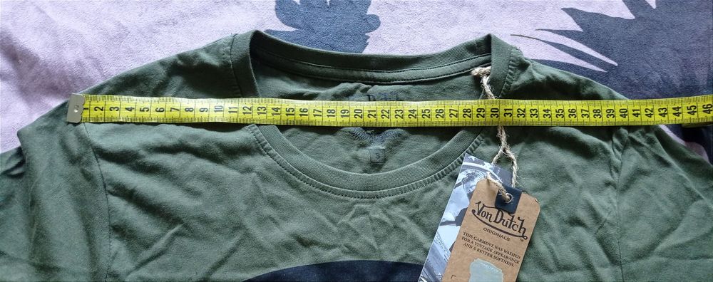 Футболка в стиле милитари с фирменным логотипом Von Dutch