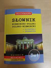 Słownik niemiecko polski i polsko niemiecki z rozmówkami i gramatyką