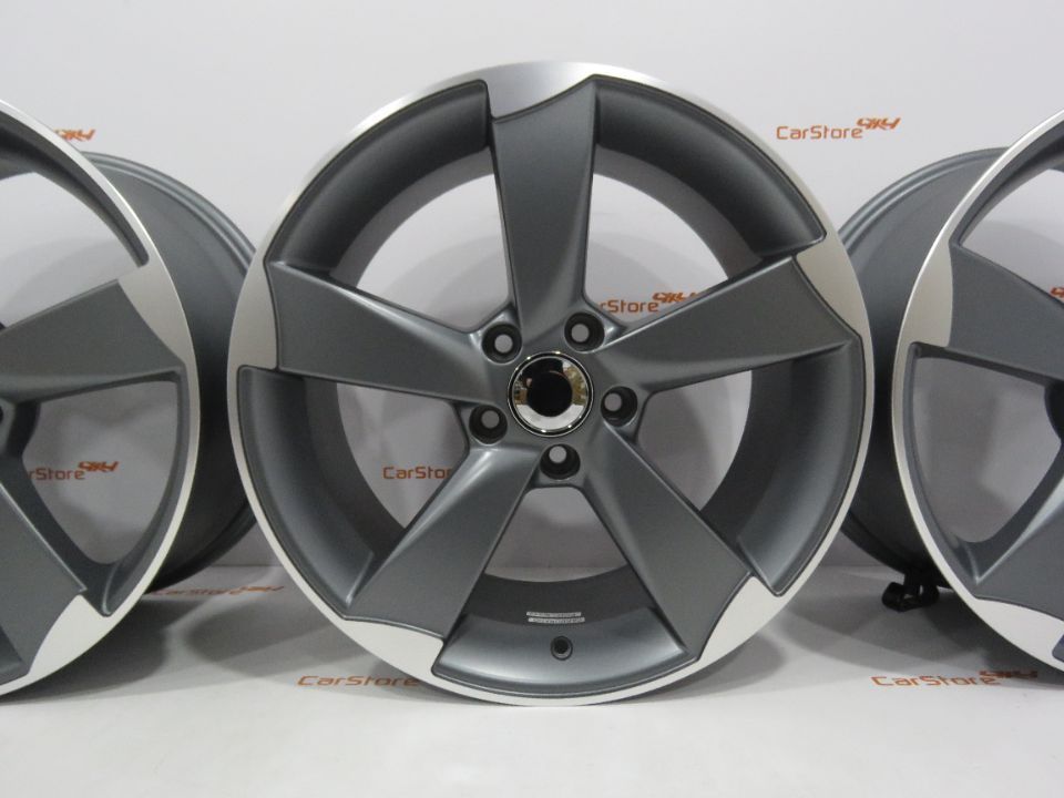 Jantes Look Audi Rotor 18 '' 8 et45 5x112 Antracite