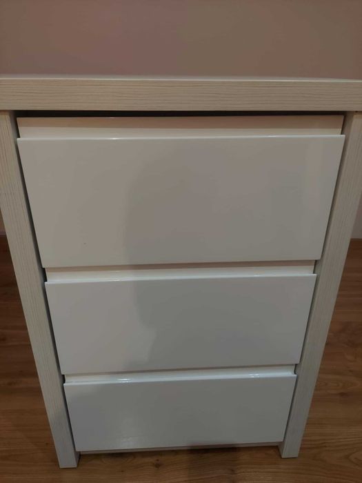 duże biurko sklejka plus wysoki połysk