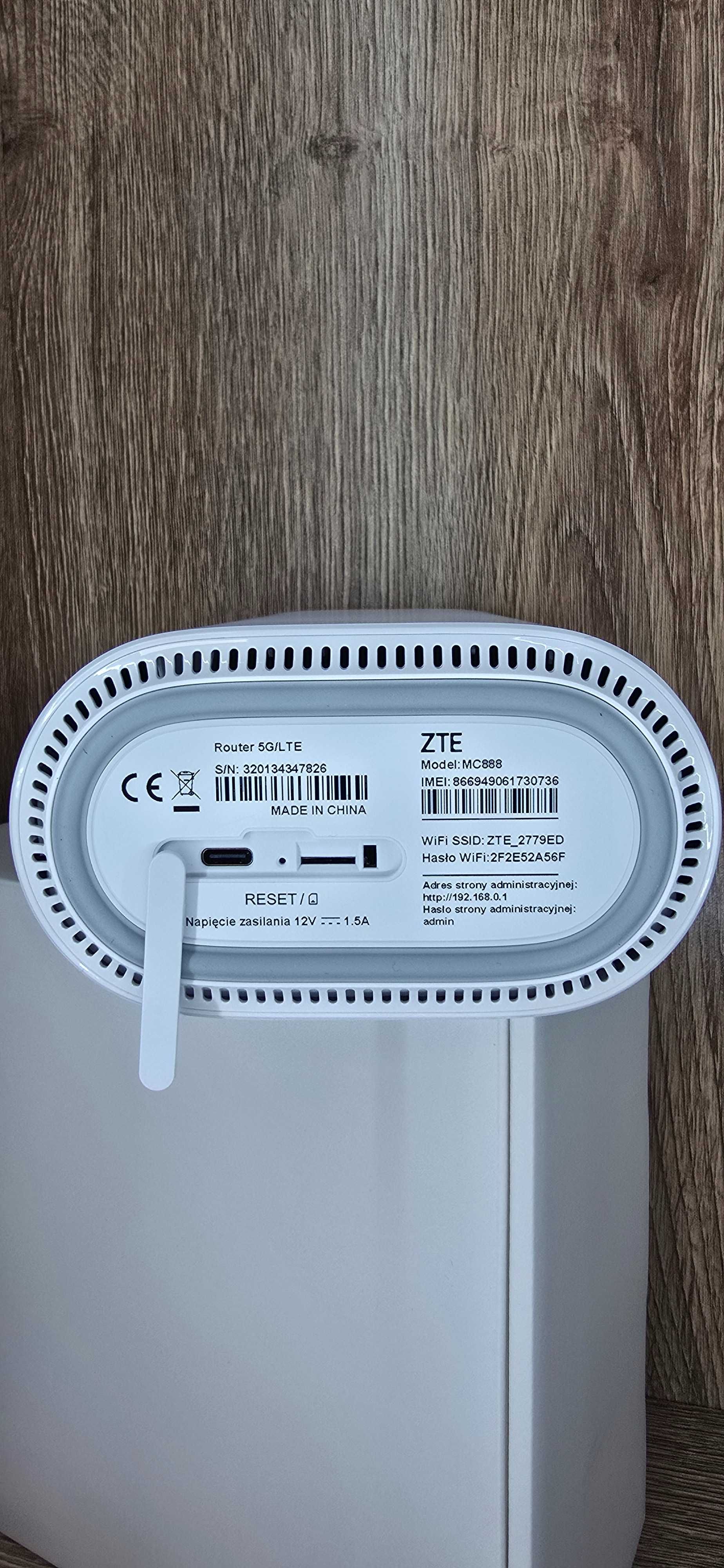 Router na Kartę Sim ZTE MC888 5G LTE cat.19 WiFi 6 AX3600